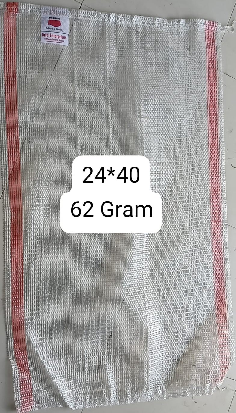 Export Quality PP Woven & Leno Mesh Bags for Onion and Potato Packaging